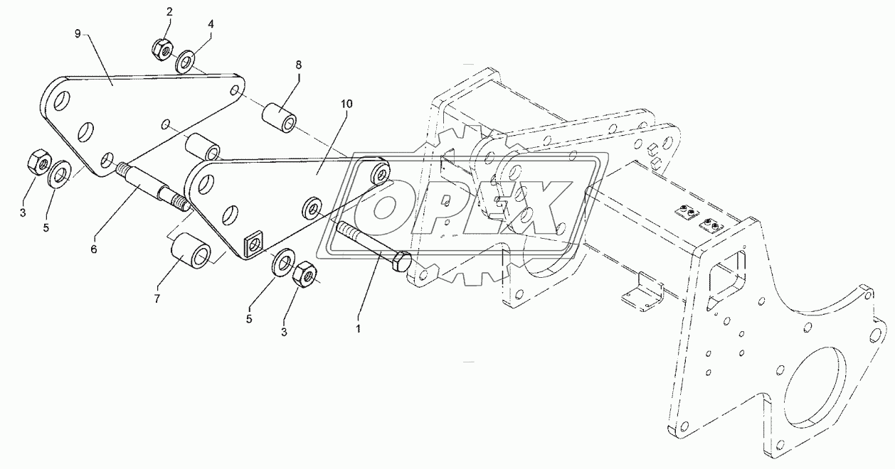 Extension for headstock Zirkon K700