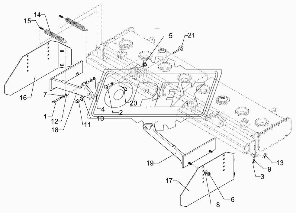 Side plate Zirkon 10