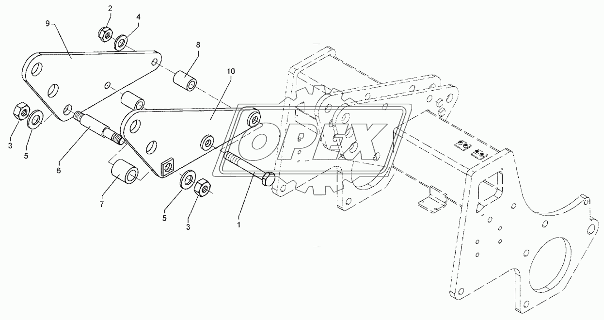 Extension for headstock Zirkon K700