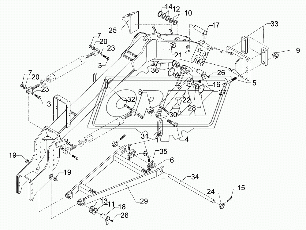 Carrier frame Zirkon 10 KA