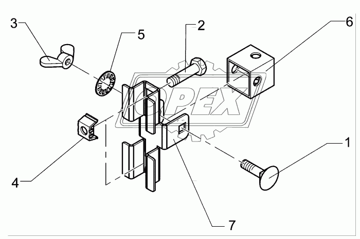 Tractor mounting set-0