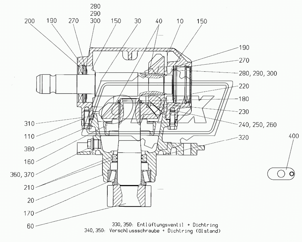 Miter gear Zirkon 10 K RE