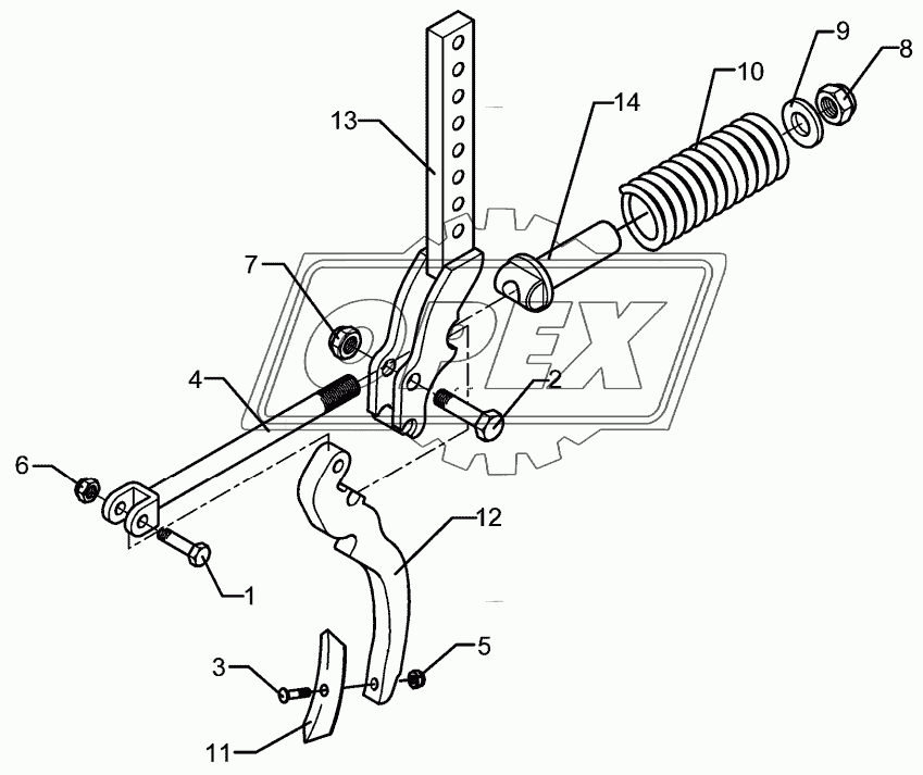 Track scraper FSU P50/6