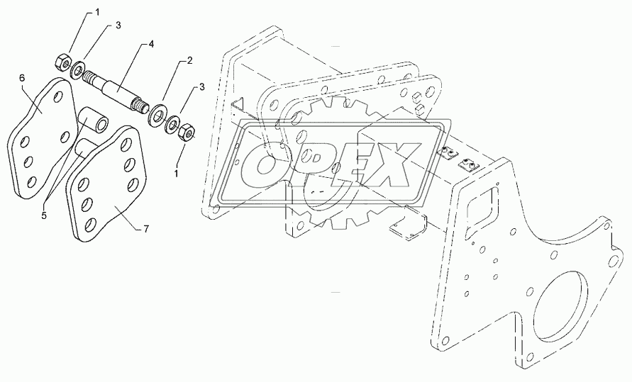 Extension for headstock Zirkon