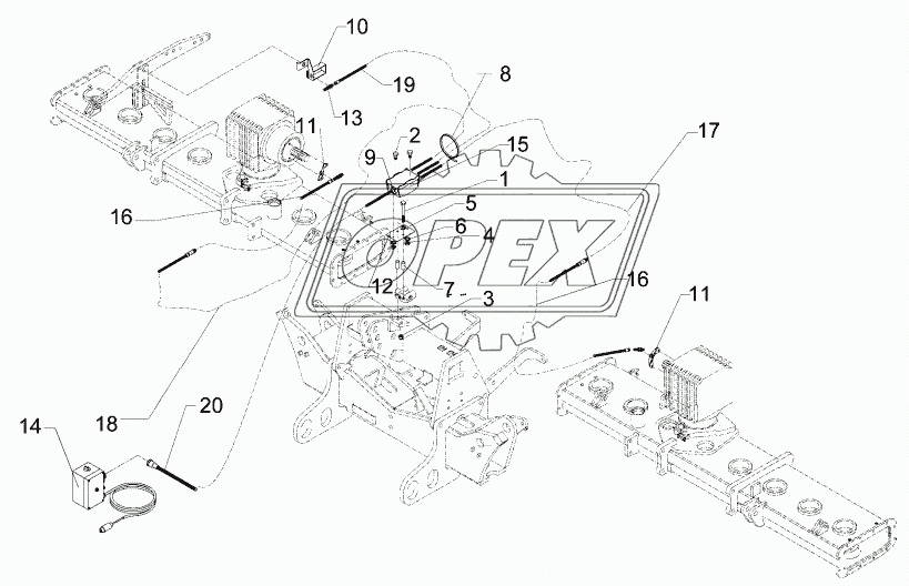 PTO shaft control, audible f. Solitair 10