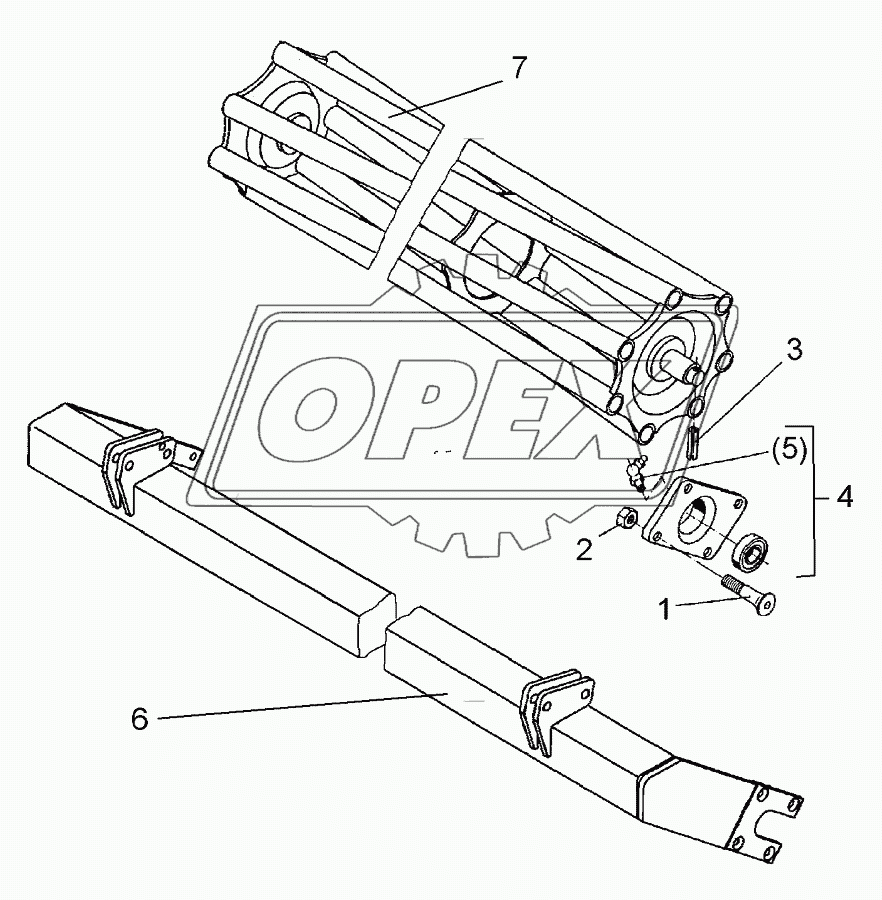 Tube bar roller RSW D540-2.50