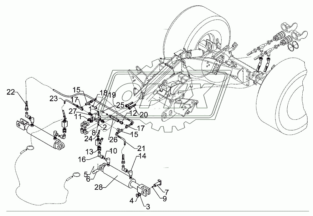 Hydraulic assembly Zirkon 10/500+600 KA