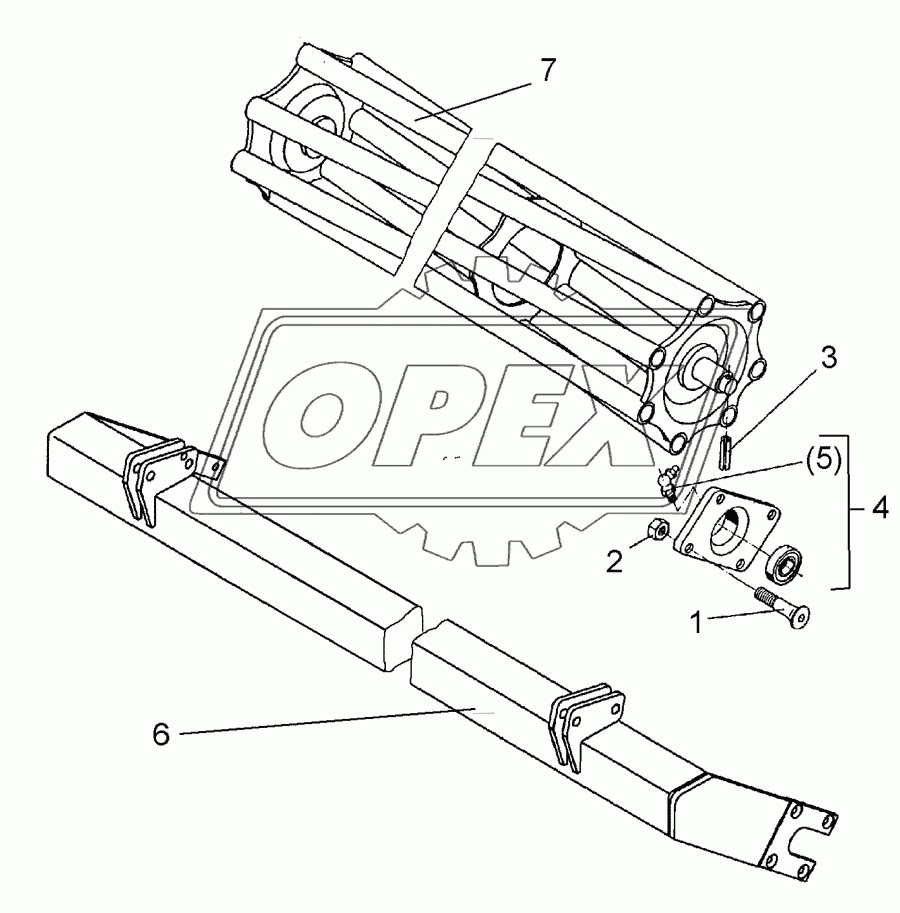 Tube bar roller RSW D540-2.50