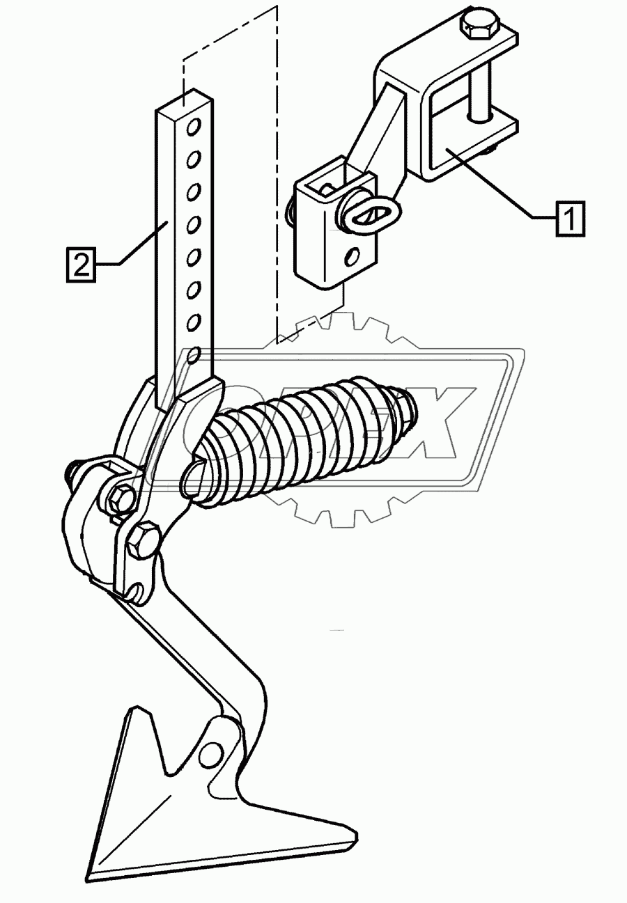 Track scraper with holder	FSU-G25 70x70