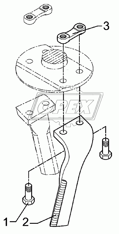 Blade tine	G30P RE Zirkon 9