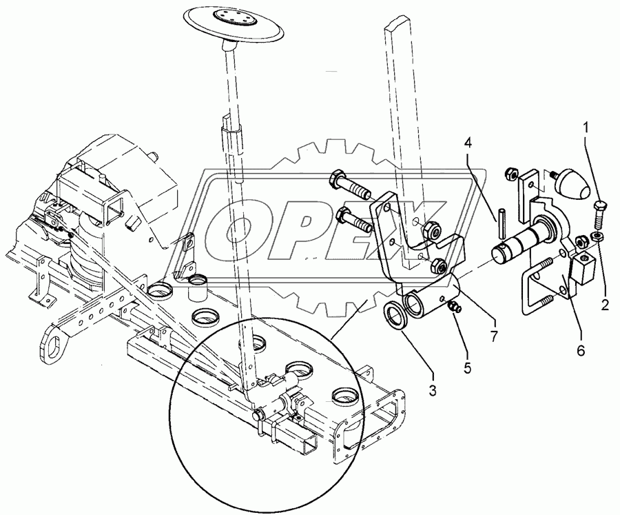 Swivel bracket D35 247 LI A