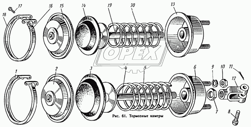 Тормозные камеры