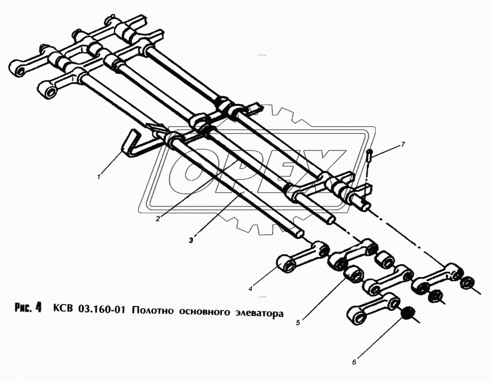 КСВ 03.160-01 Полотно основного элеватора