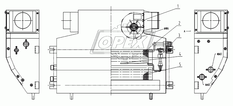 46C5967 000 EVAPORATOR