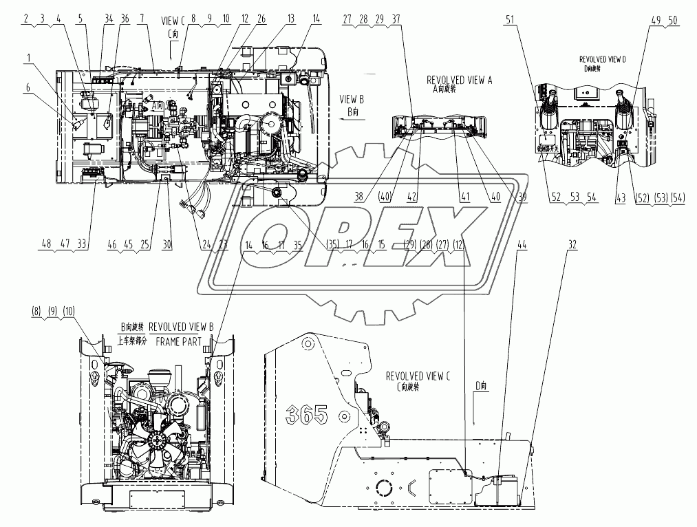 46C1627 008 FRAME WIRING AS