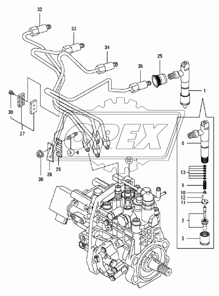 40C0863 000 FUEL INJECTION VALVE