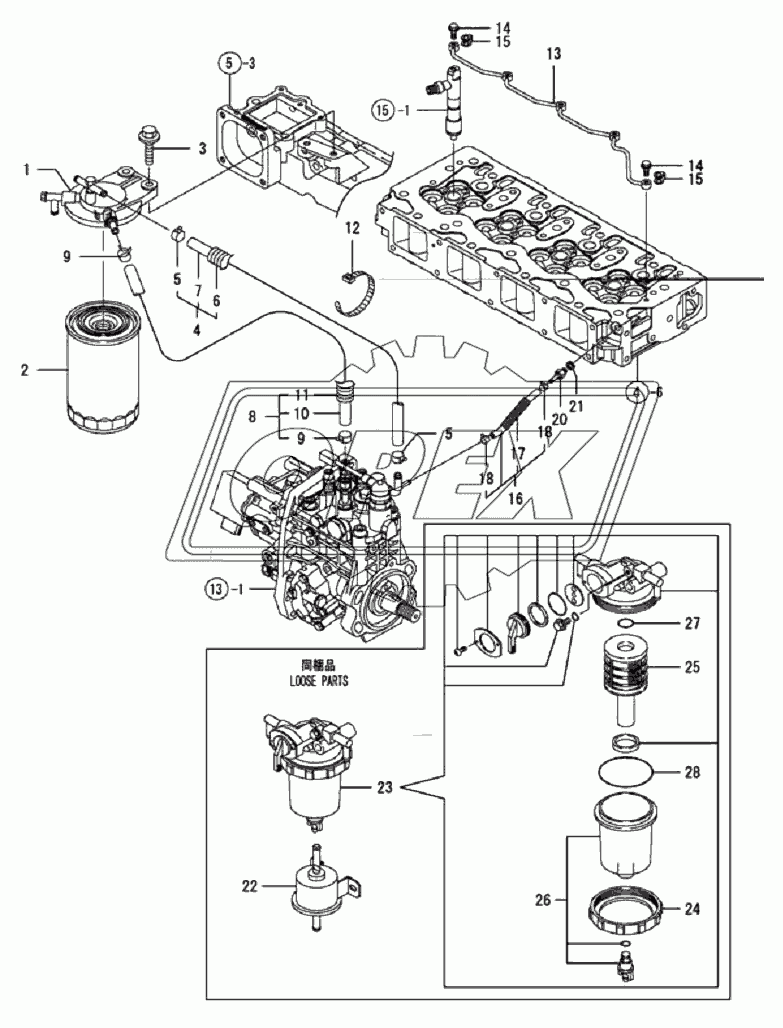 40C0863 000 FUEL LINE