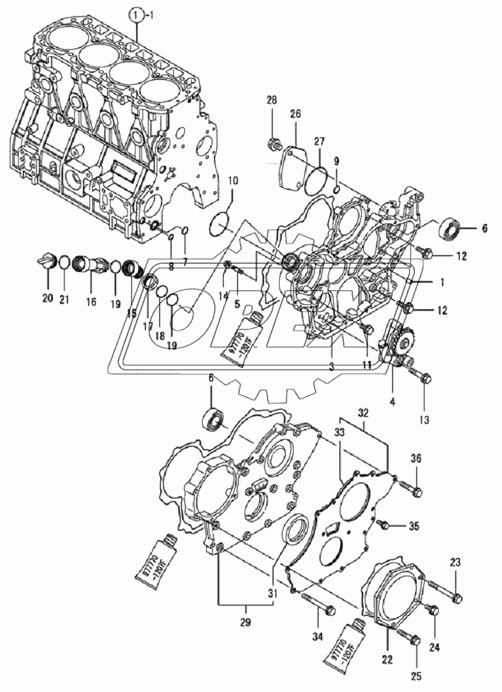 40C0863 000 GEAR HOUSING