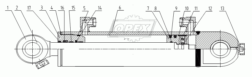 10C0560 001 TILTING CYLINDER