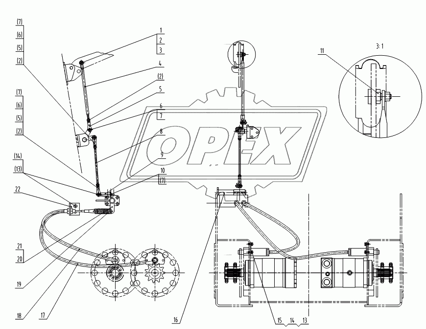 21E0047 002 PARKING BRAKE SYSTEM