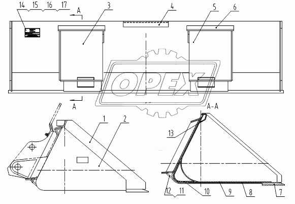 22D0481 002 BUCKET