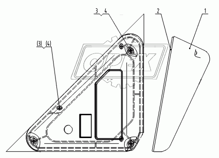 47C0339 001 INSTRUMENT PANEL