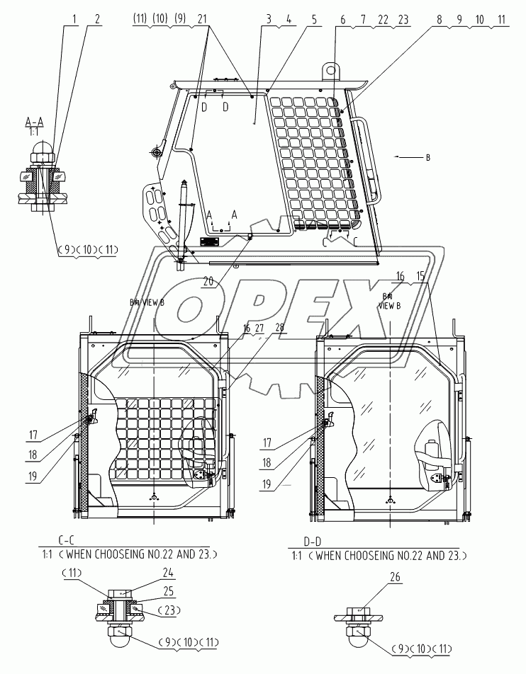 34C1520 007 DOOR GP