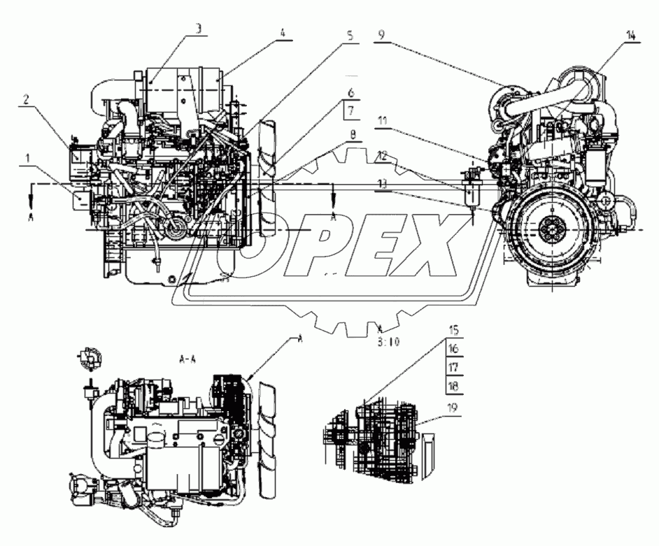 40C0863 005 ENGINE