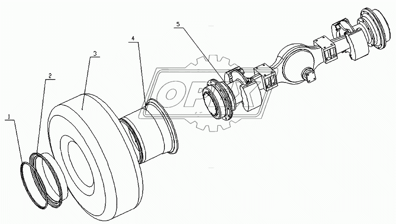 Wheel rim, drive axle and tire assembly