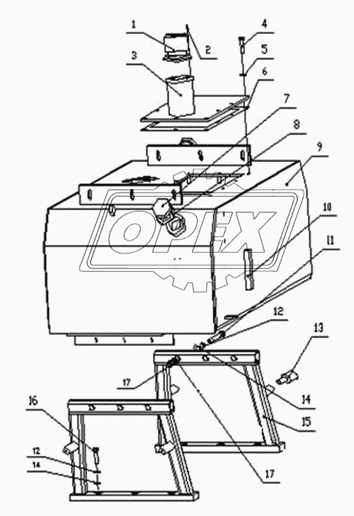 Hydraulic oil tank