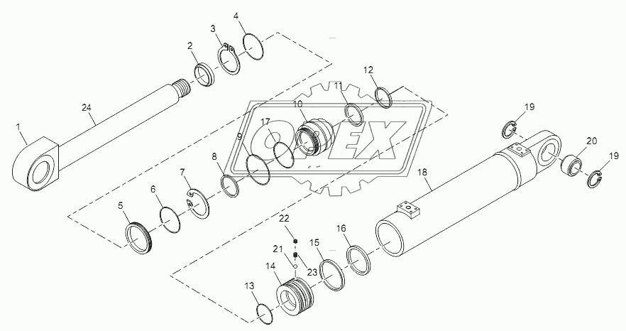 Lift Cylinder (CDM833.07.02)