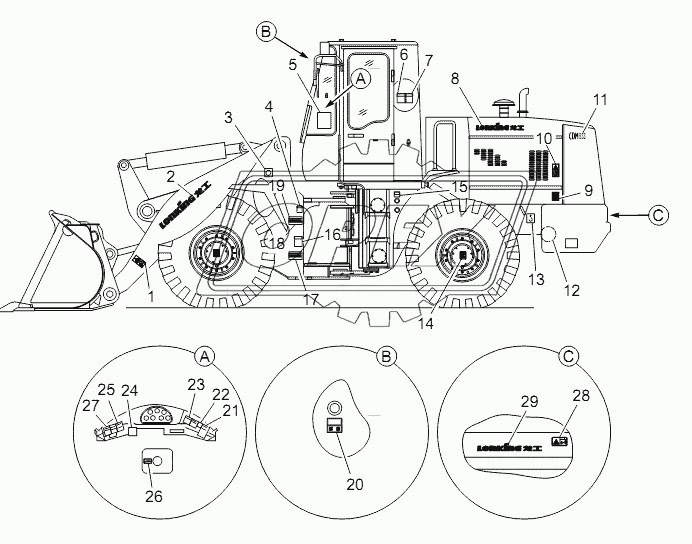 Warning mark system (CDM833.14)