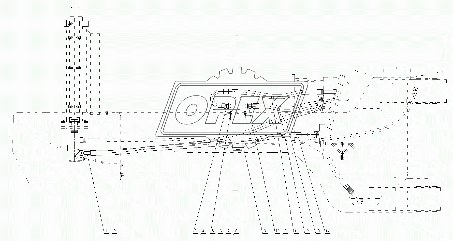 Torque Converter And Transmission Oil Circuit Assembly