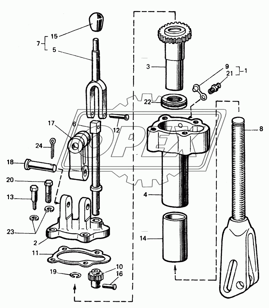 Раскос Т25-4628130-у1