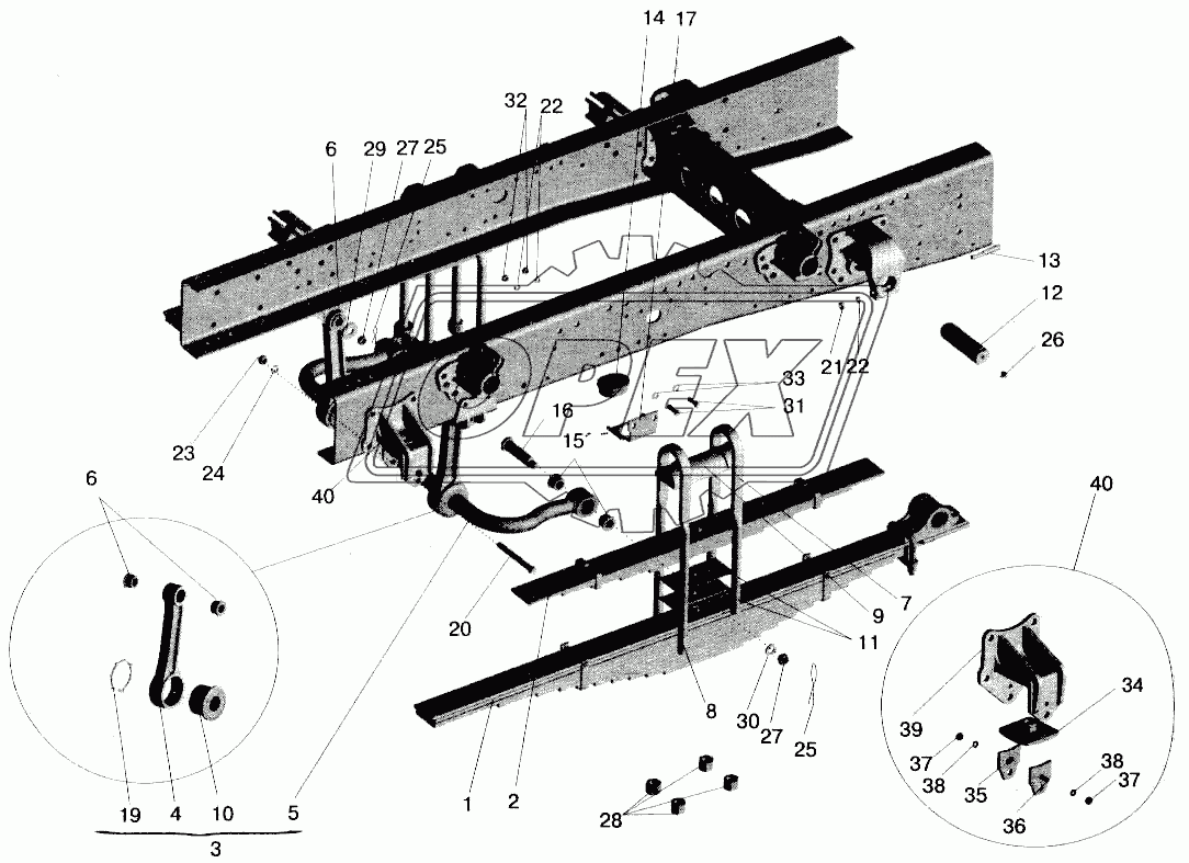 Подвеска задняя 54321-2900002-10