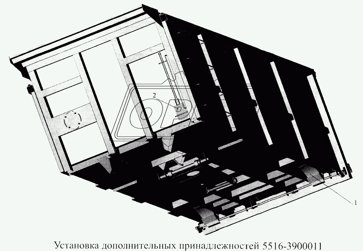 Установка дополнительных принадлежностей 5516-3900011