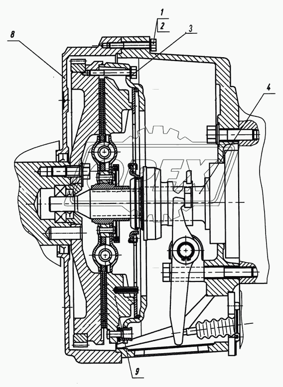 Двигатель с коробкой передач и сцеплением 6501В9-1000300-200, (210), (220), (230)