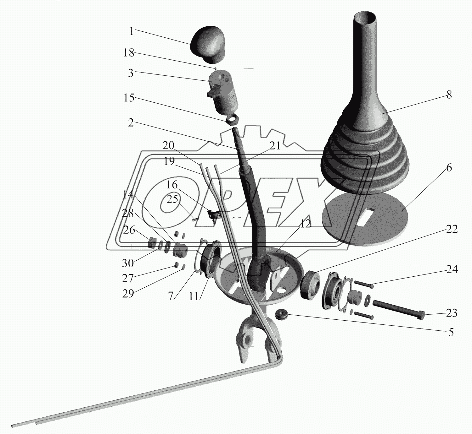 Рычаг 64301-1703410-060