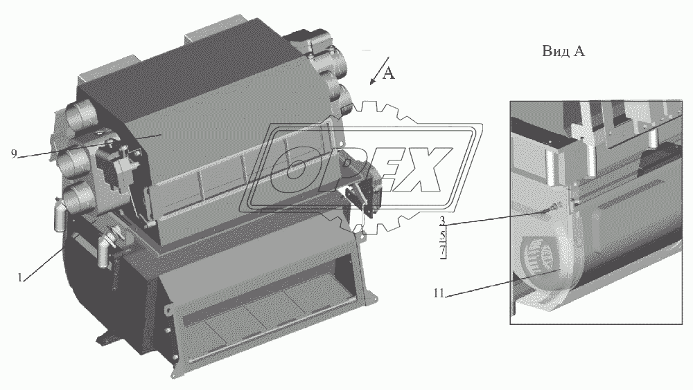 Отопитель 643008-8101010