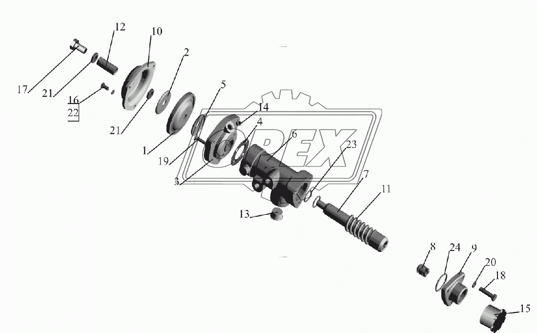 Клапан 643069-8607010-000