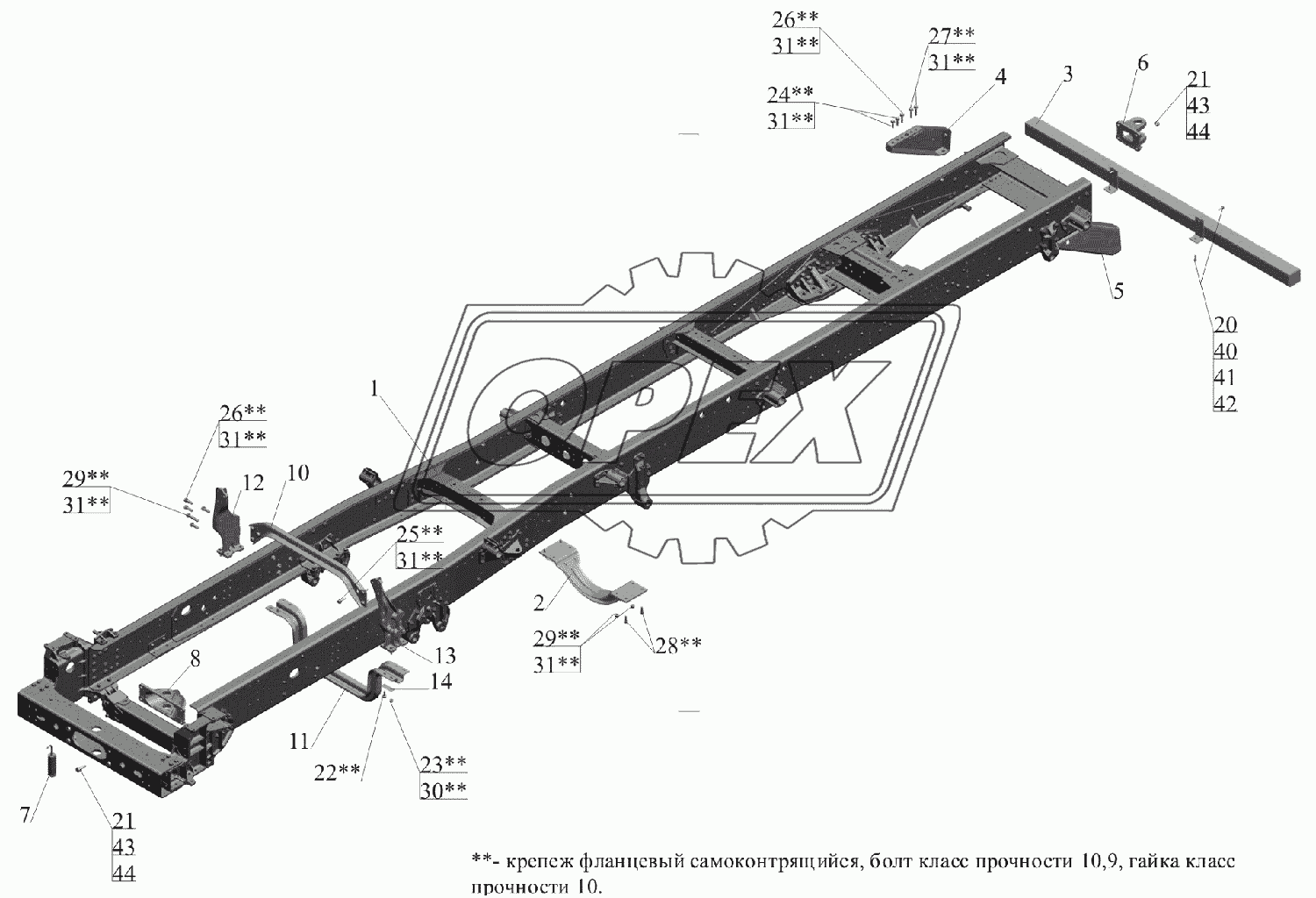 Рама 6516V8-2800010-000