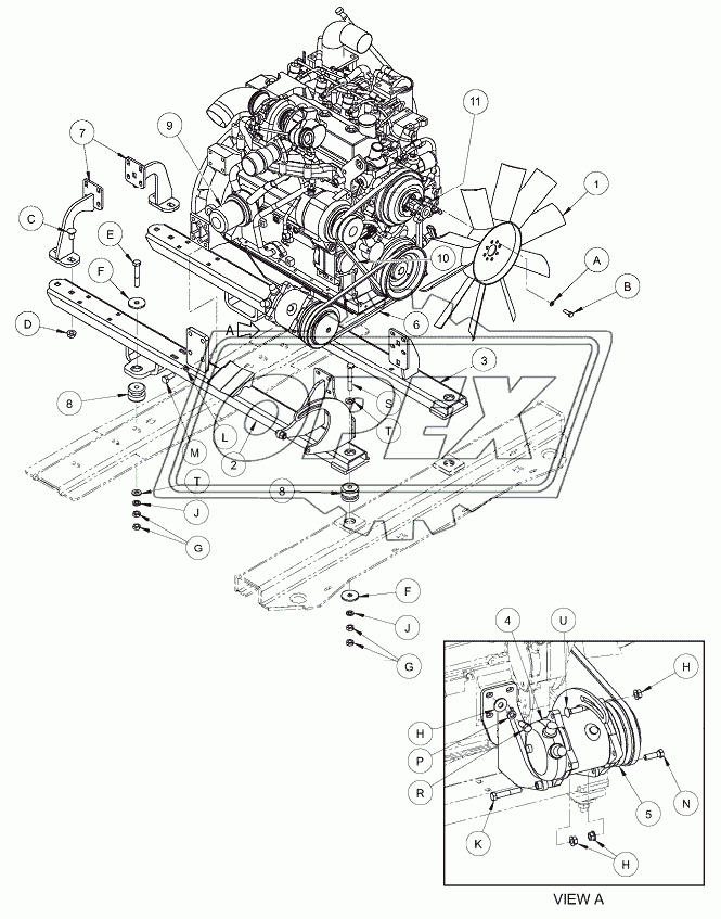 ENGINE SUB ASSEMBLY