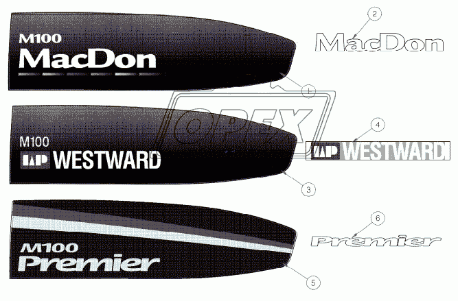 PRODUCT IDENTIFICATION DECALS