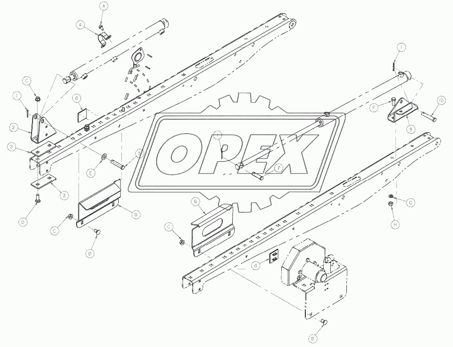 Гидравлика мотовила D50