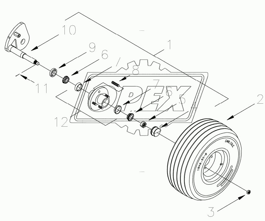 TIRE/WHEEL ASSEMBLY