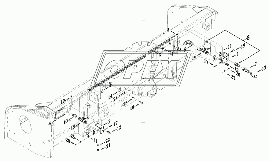 HEADER HYDRAULICS (JOHN DEERE 50 SERIES)