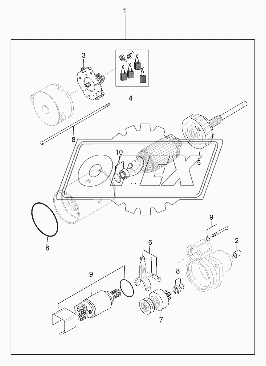 Starter, 84cta-4v Engine - From R16351