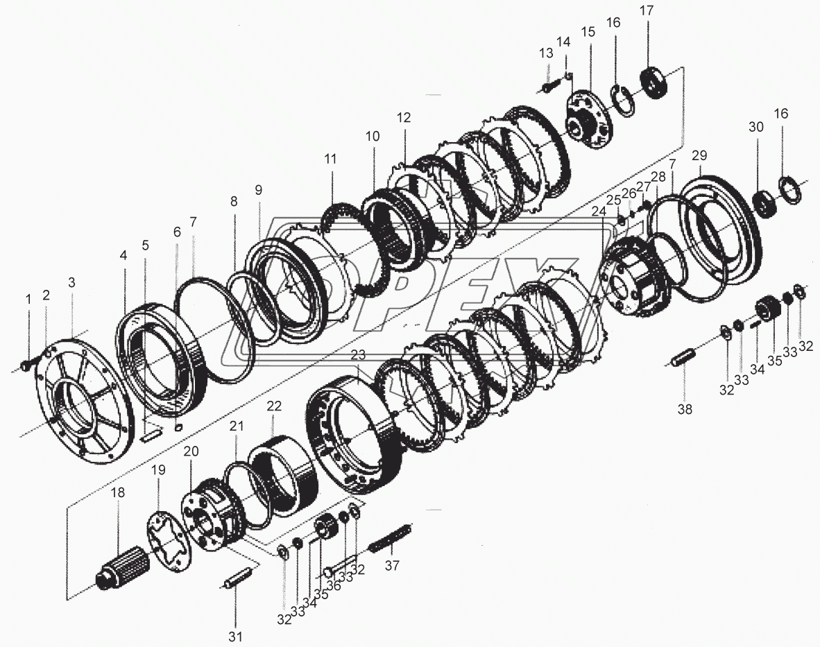 ZL40A.30 Трансмиссия (3)