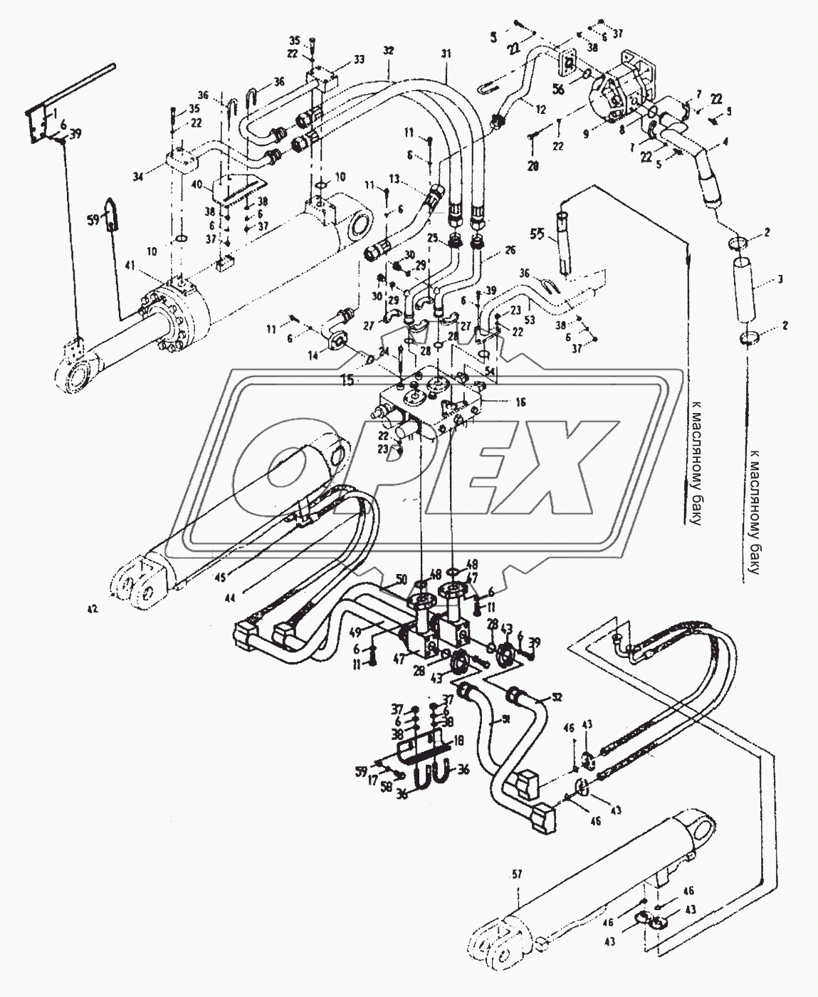 560F.7.1 Рабочая гидравлическая система