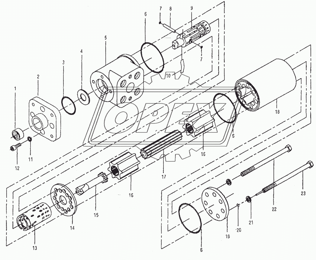 B221-E800C Элемент гидравлической системы рулевого управления